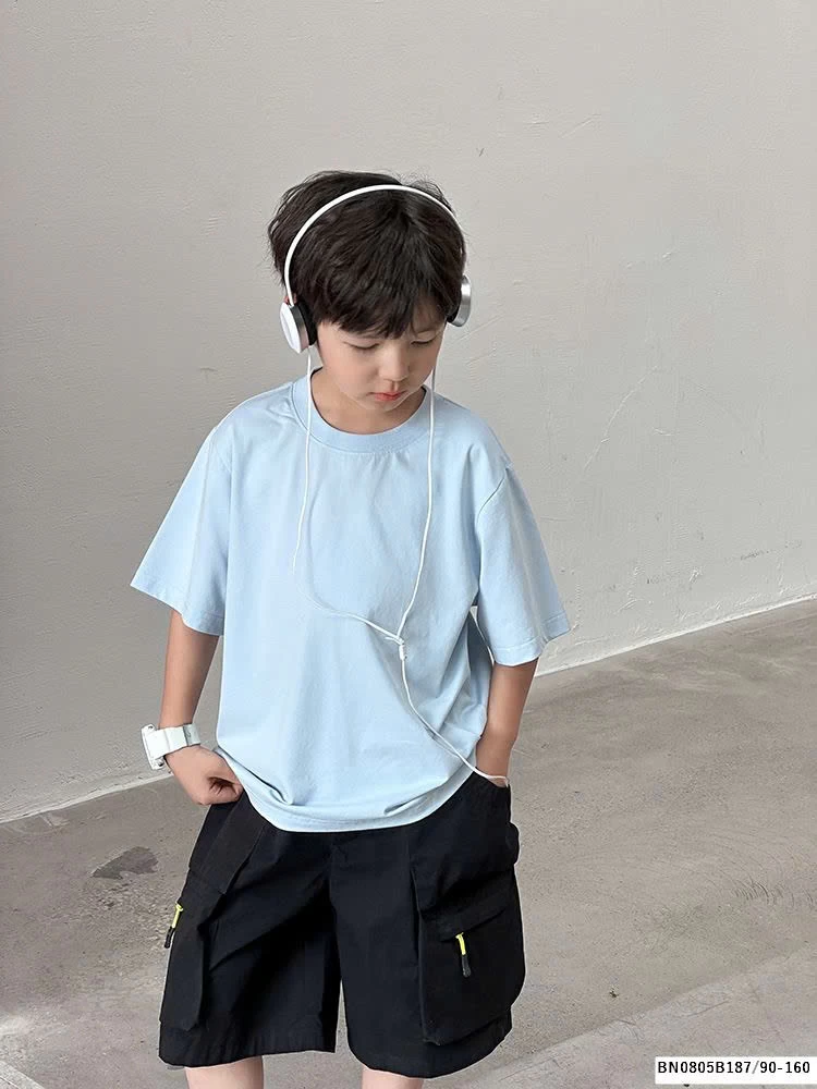 ÁO THUN TRƠN MÀU  AMBB 25B125