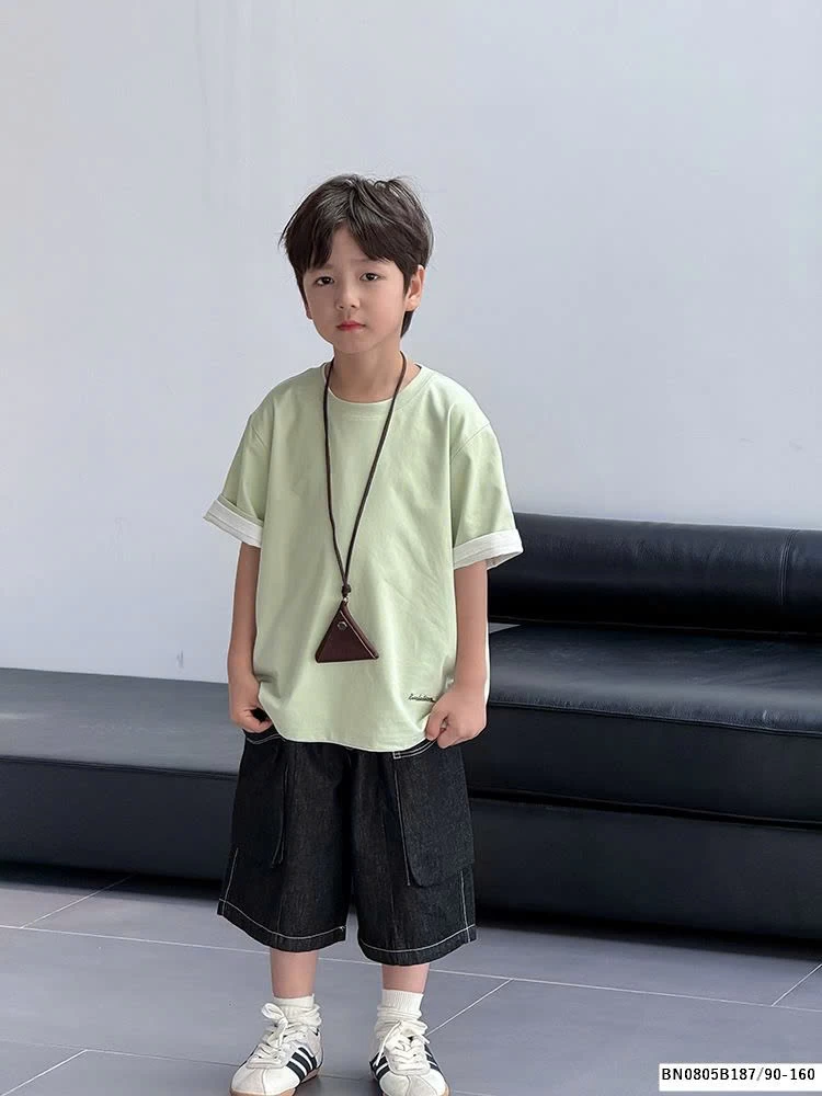 ÁO THUN TRƠN MÀU  AMBB 25B125