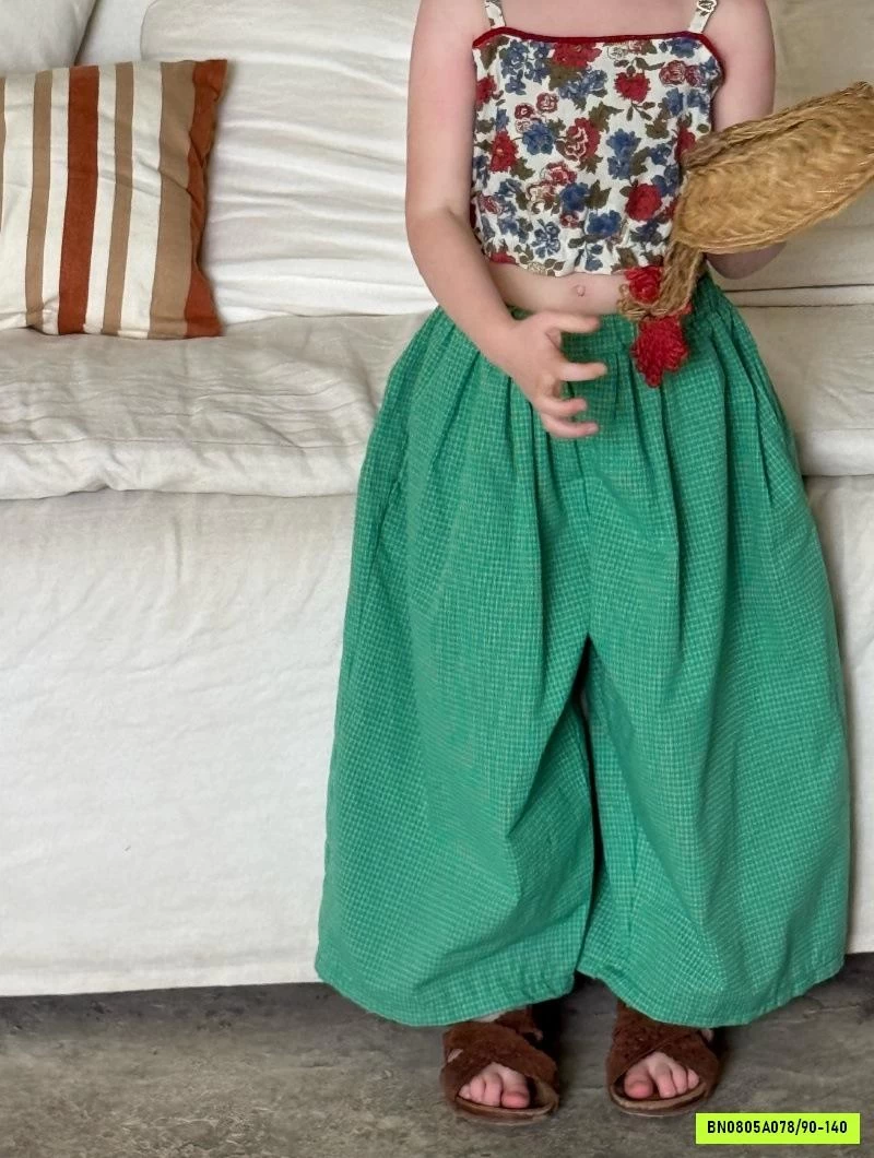 CROPTOP 2 DÂY HOA CHENGLA