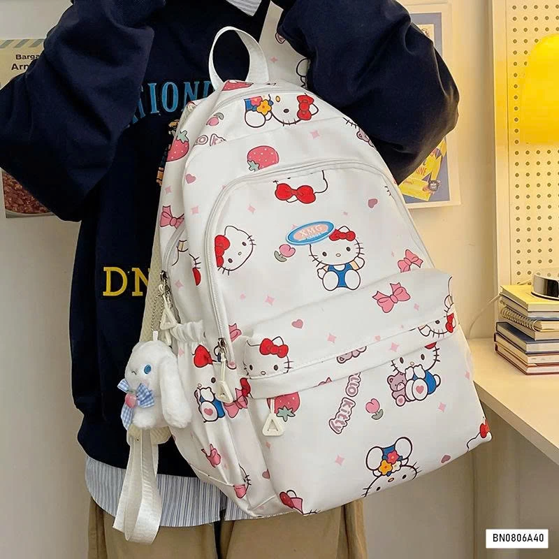 BALO VẢI IN HOẠT HÌNH DỄ THƯƠNG