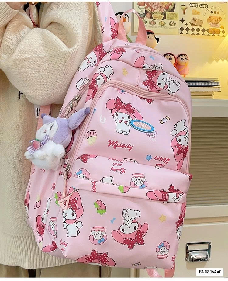 BALO VẢI IN HOẠT HÌNH DỄ THƯƠNG