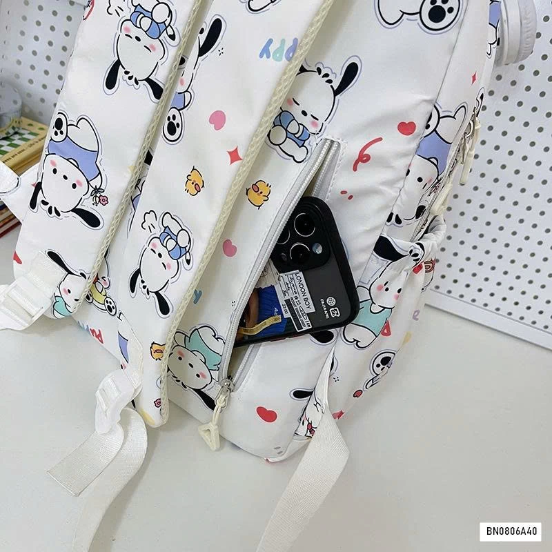 BALO VẢI IN HOẠT HÌNH DỄ THƯƠNG