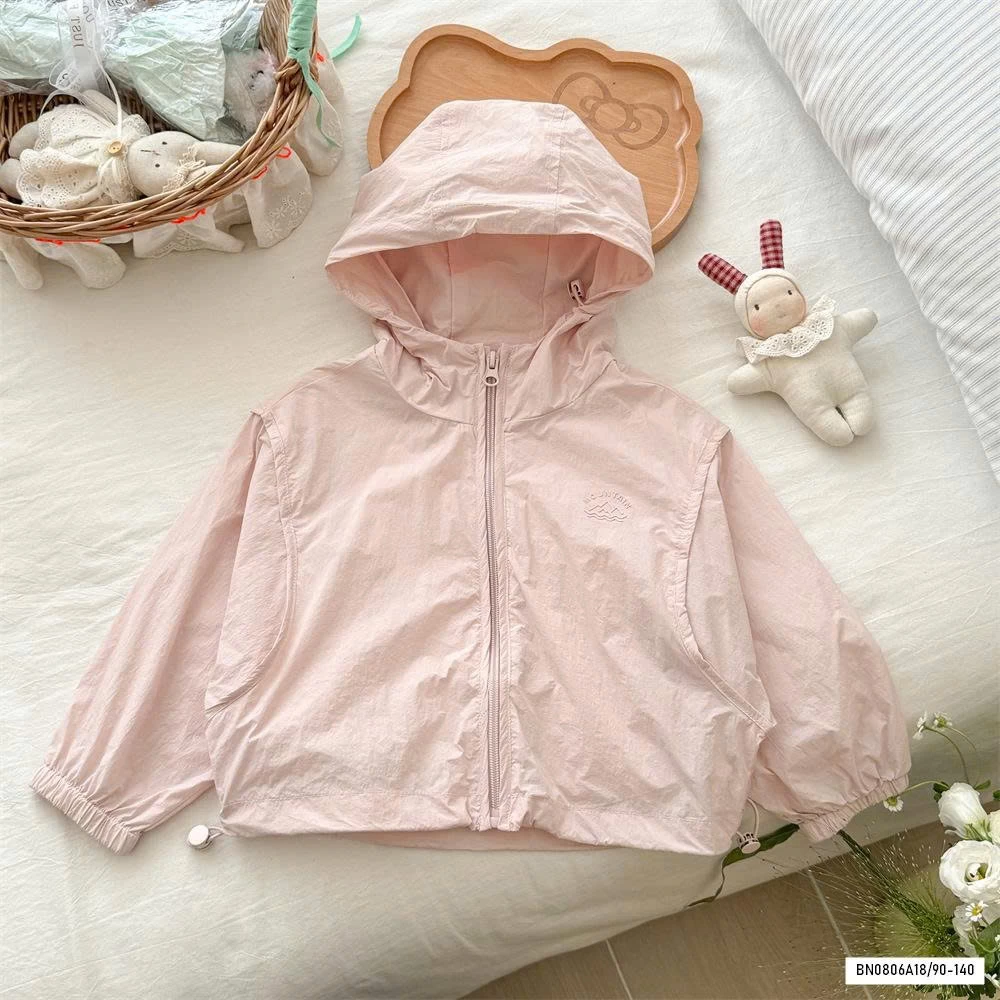 KHOÁC GIÓ MỎNG CHỐNG NẮNG TRƠN MÀU