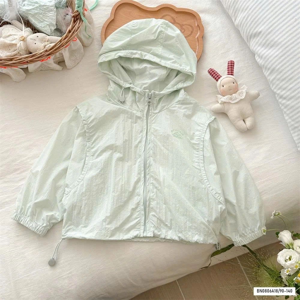 KHOÁC GIÓ MỎNG CHỐNG NẮNG TRƠN MÀU