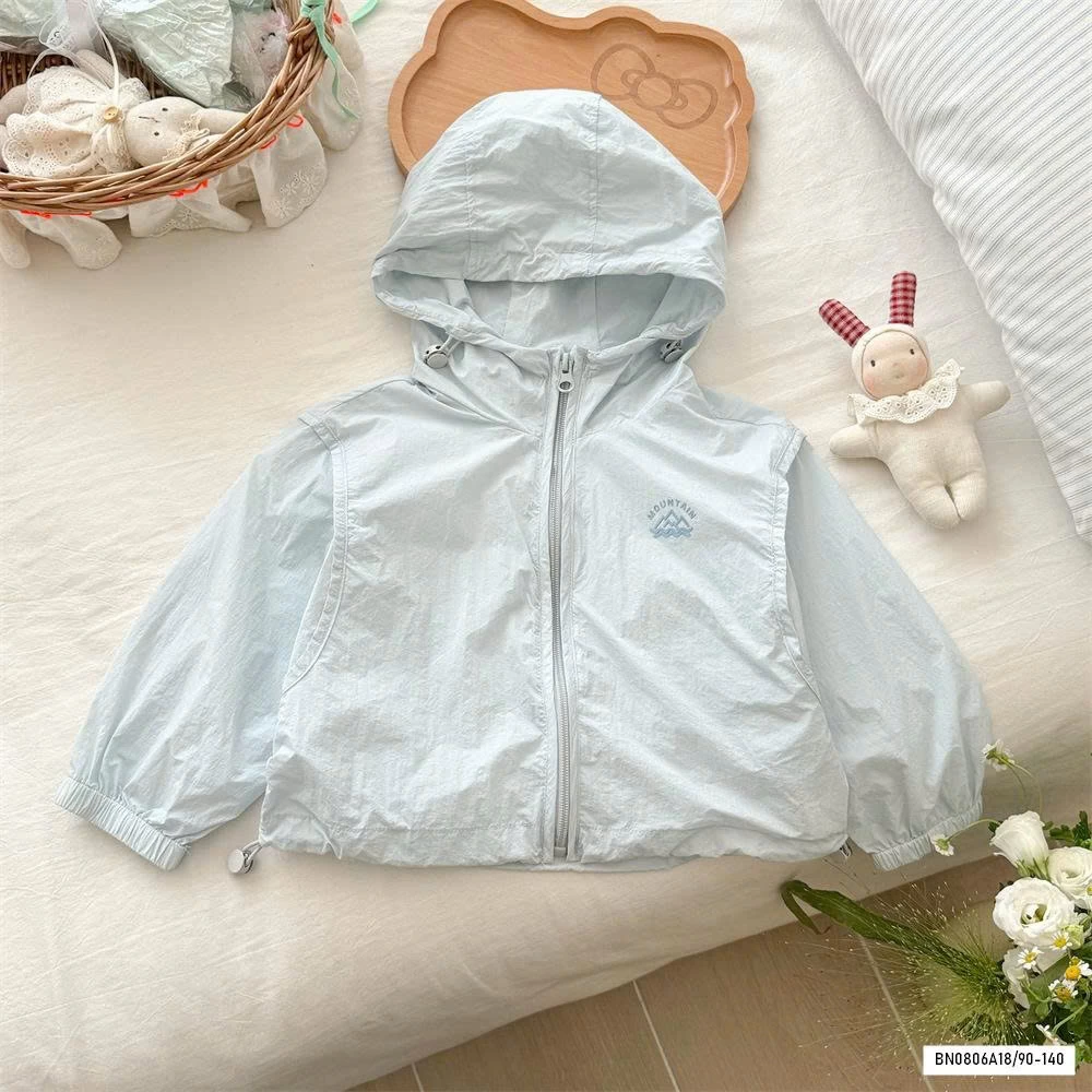 KHOÁC GIÓ MỎNG CHỐNG NẮNG TRƠN MÀU