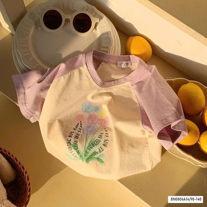 ÁO THUN PHỐI MÀU TAY 7 MẪU