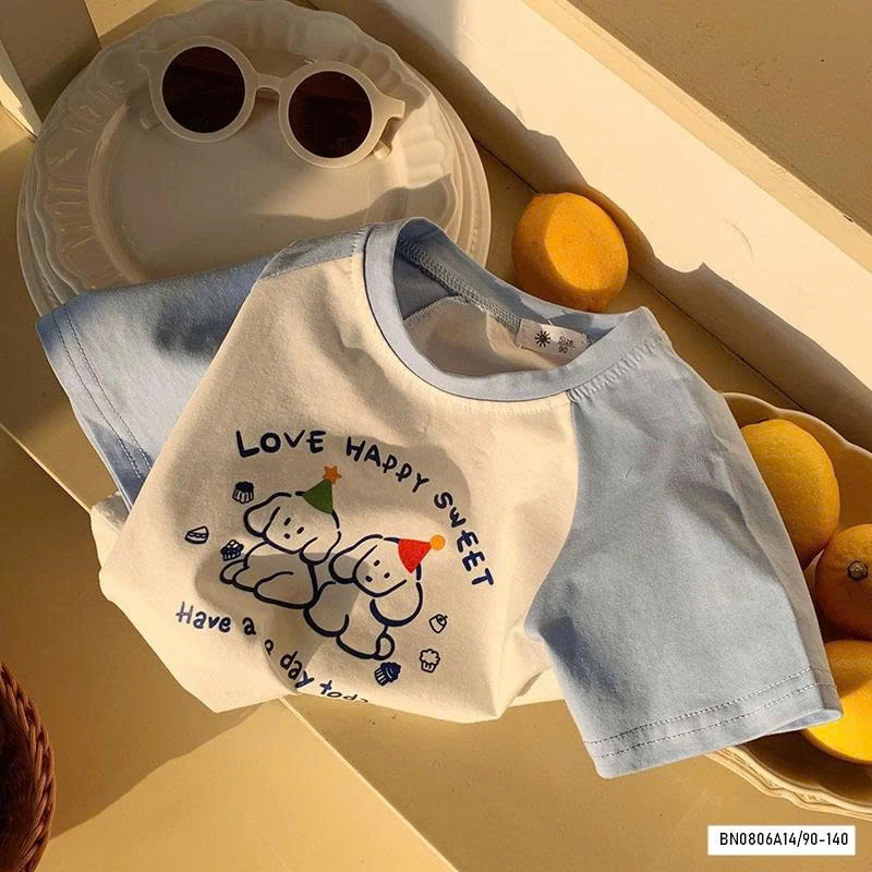 ÁO THUN PHỐI MÀU TAY 7 MẪU