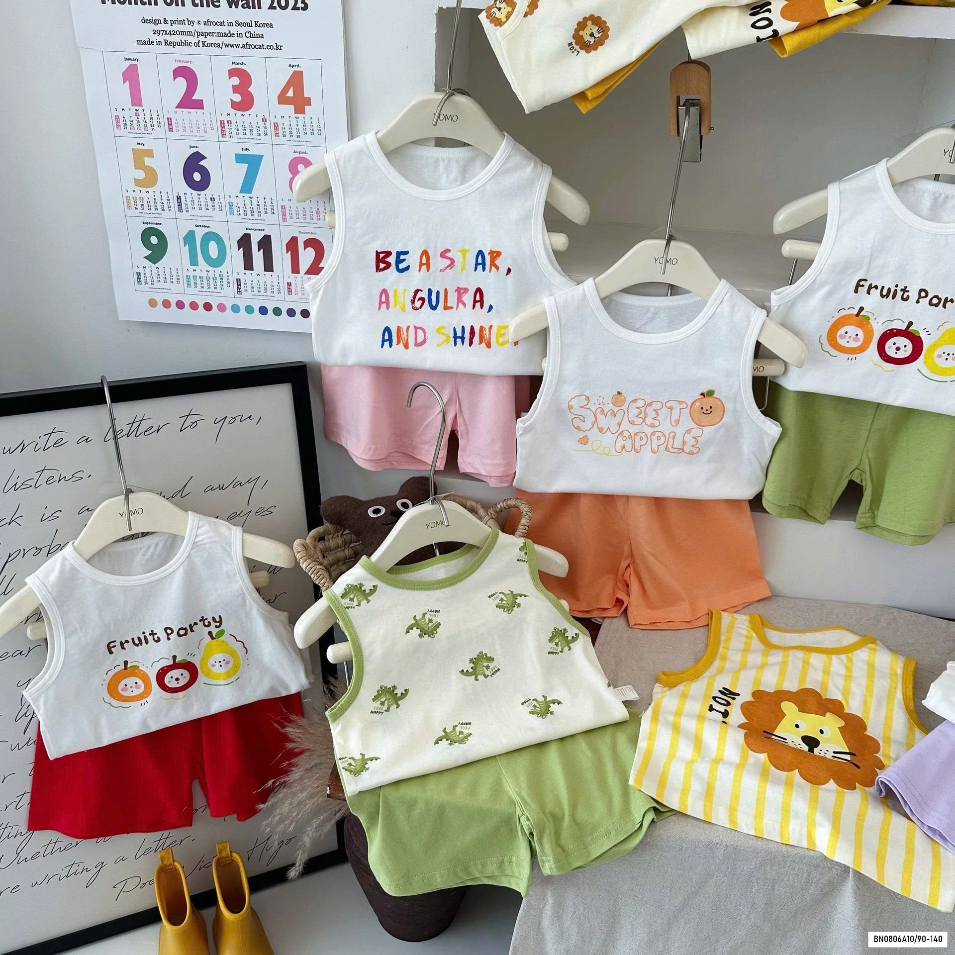 BỘ COTTON SÁT NÁCH DỄ THƯƠNG