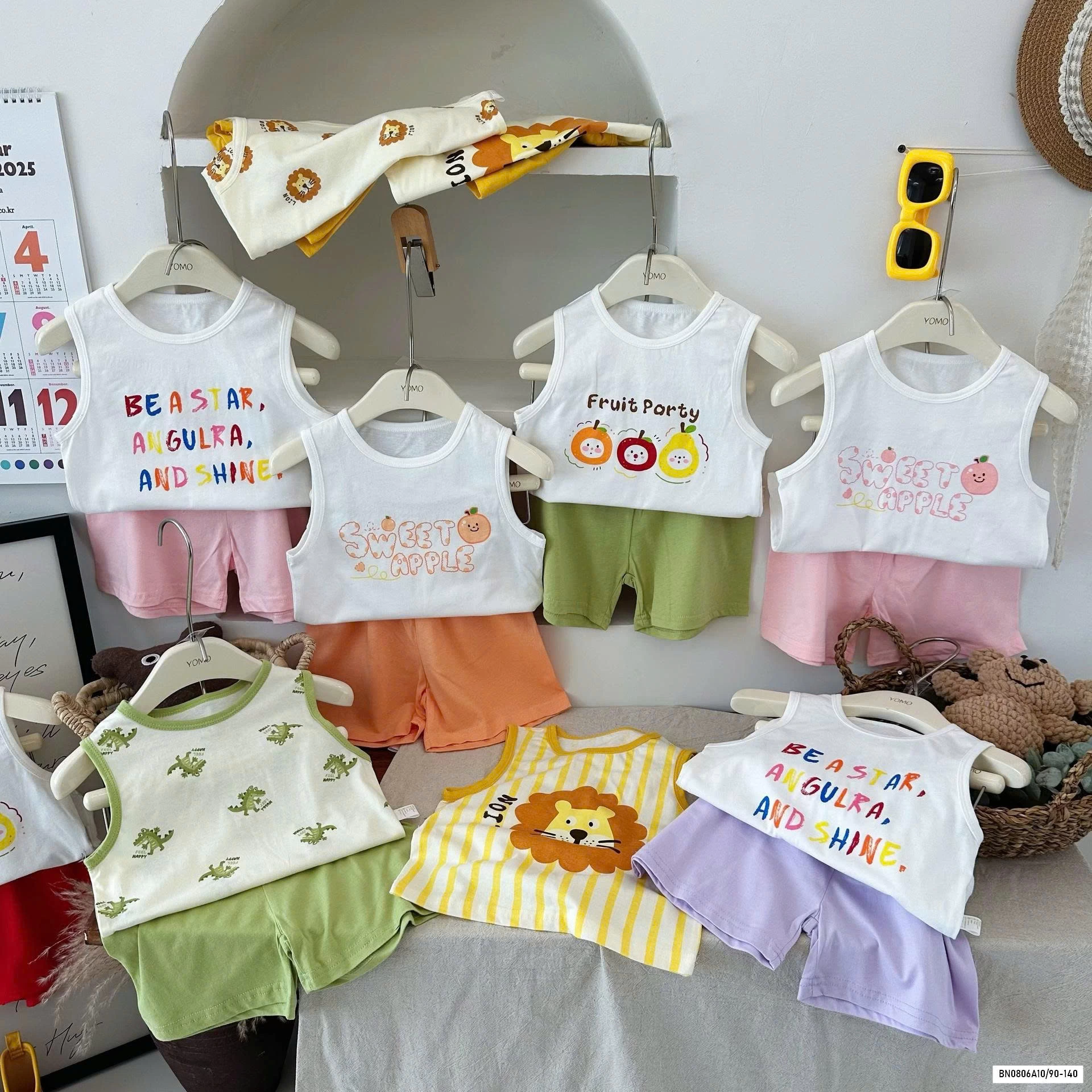 BỘ COTTON SÁT NÁCH DỄ THƯƠNG