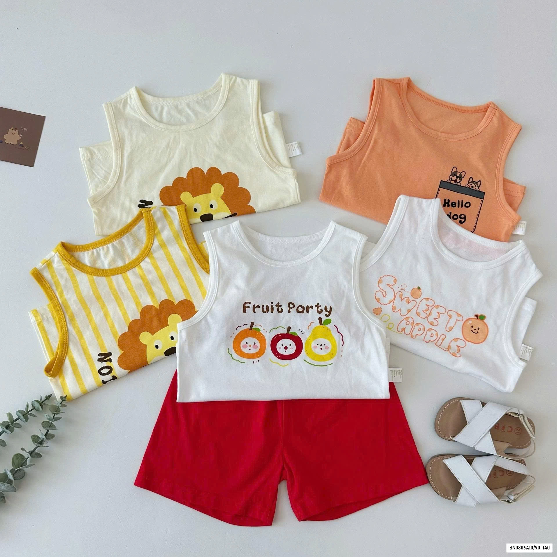 BỘ COTTON SÁT NÁCH DỄ THƯƠNG