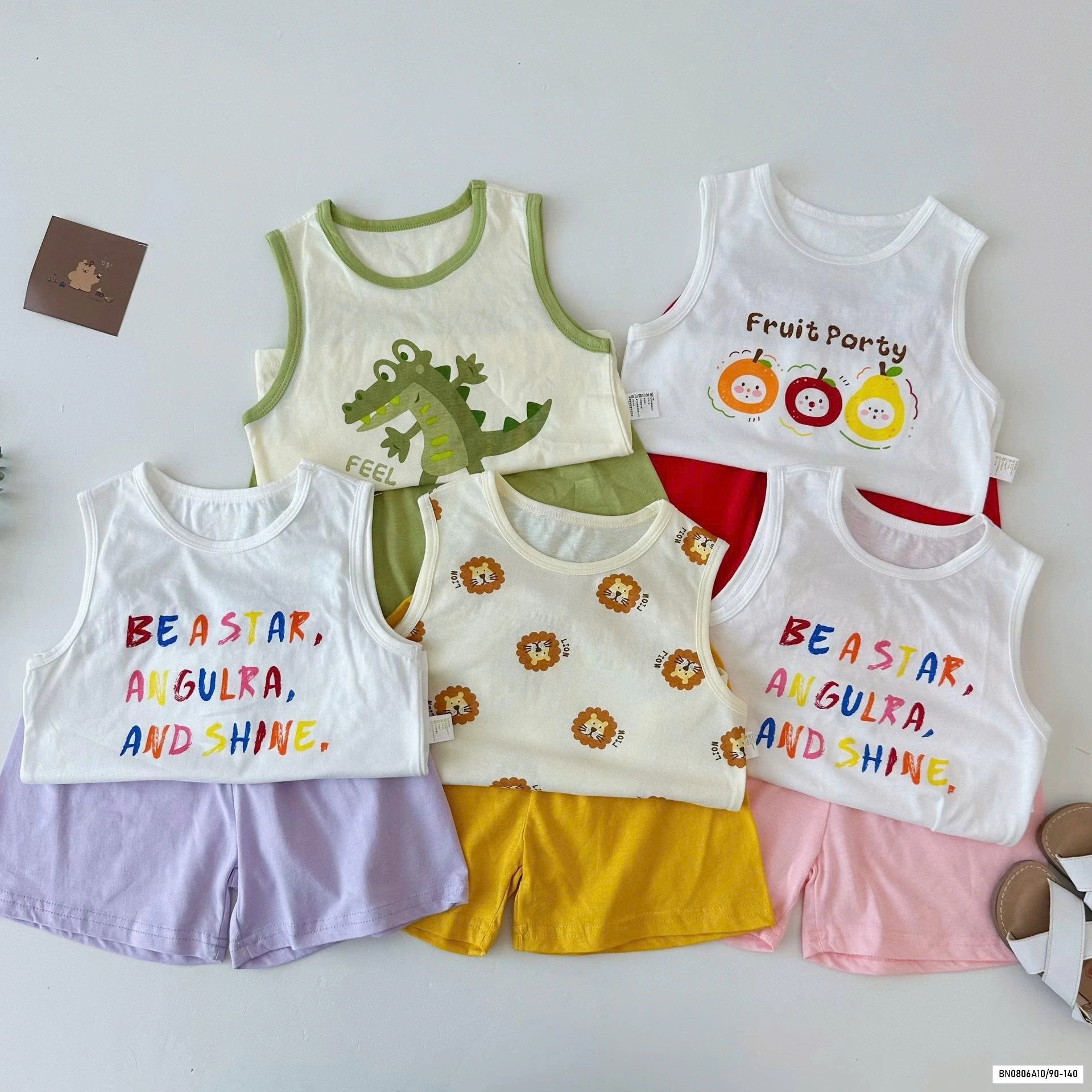 BỘ COTTON SÁT NÁCH DỄ THƯƠNG