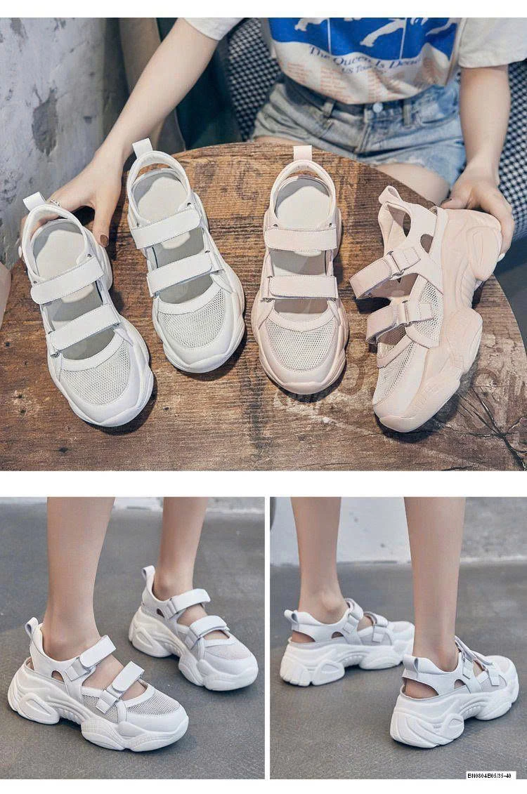 GIÀY THOÁNG KHÍ QUAI DÁN ĐẾ CAO