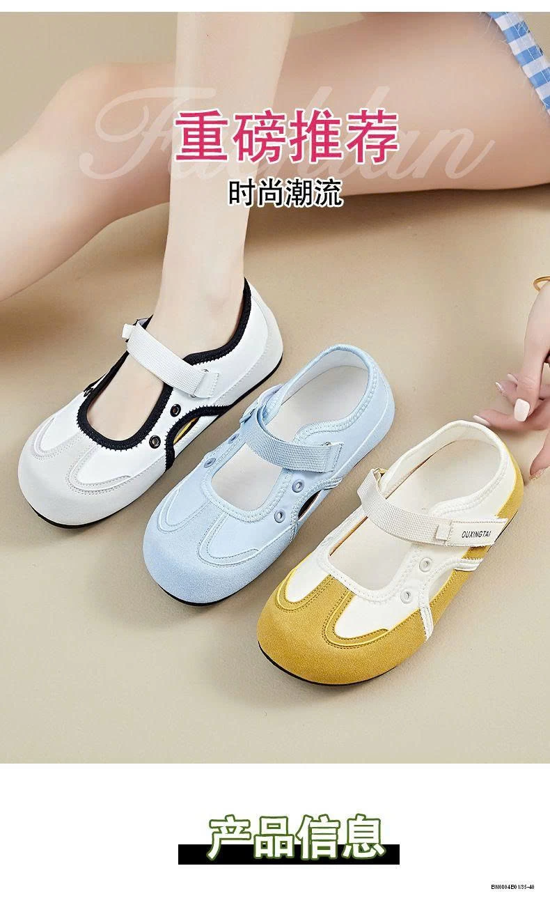 GIÀY NỮ THOÁNG KHÍ MŨI TRÒN