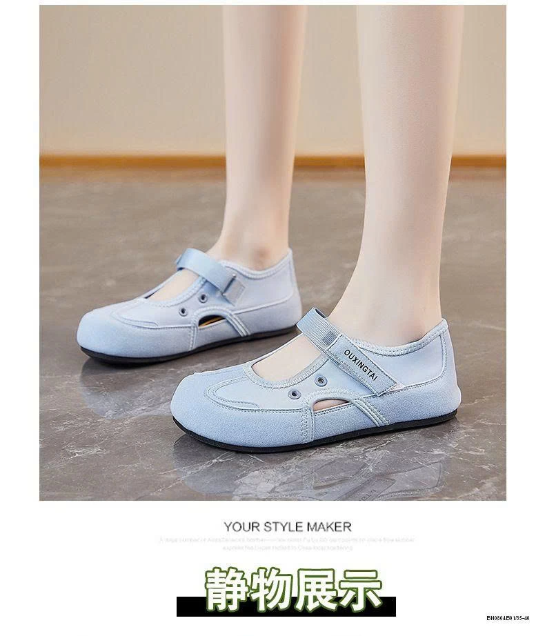 GIÀY NỮ THOÁNG KHÍ MŨI TRÒN