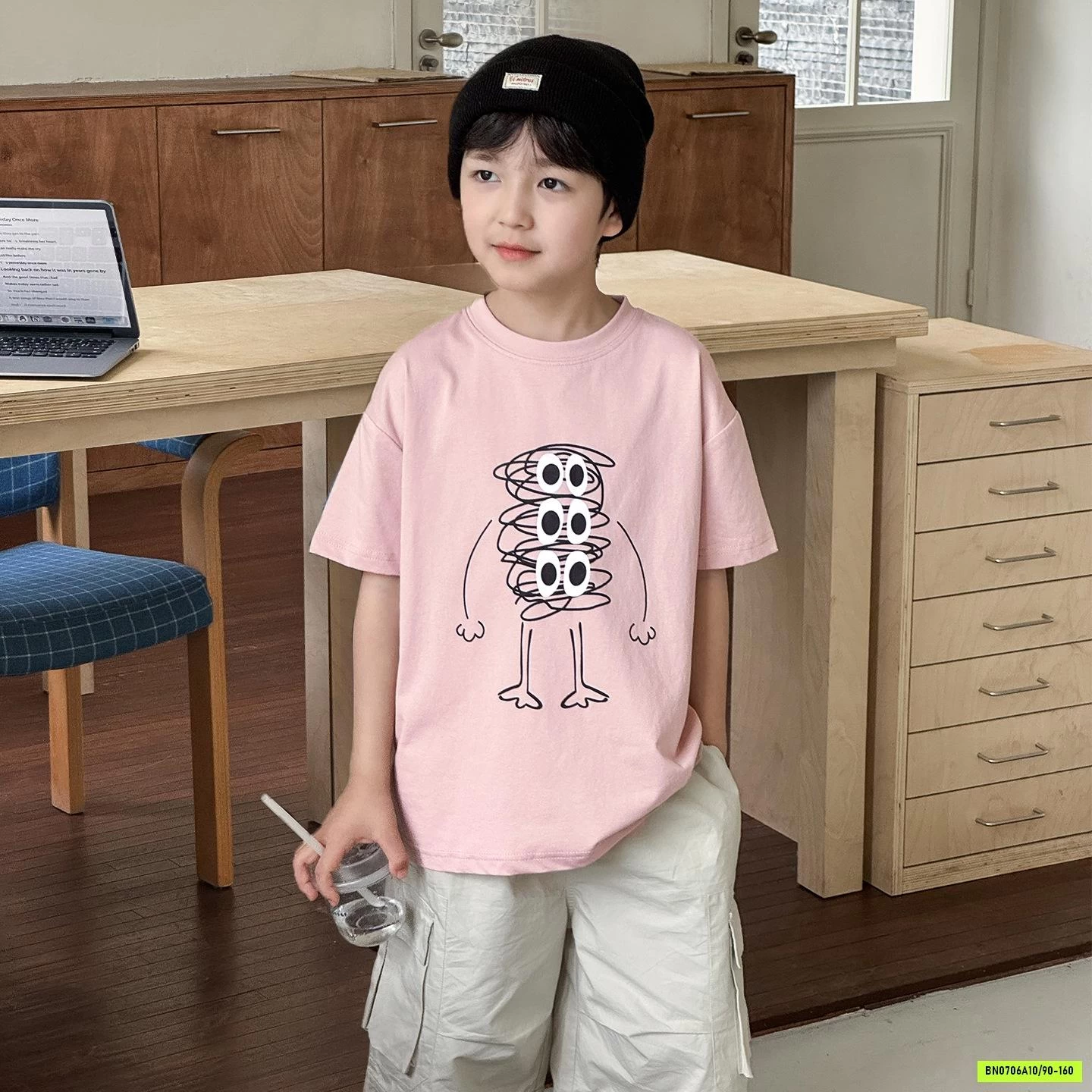 ÁO THUN IN HÌNH NGỘ NGHĨNH AOAOKIDS