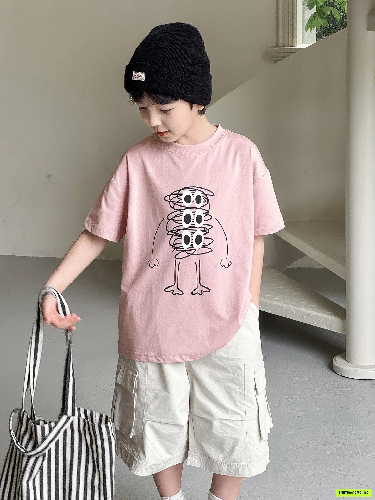 ÁO THUN IN HÌNH NGỘ NGHĨNH AOAOKIDS