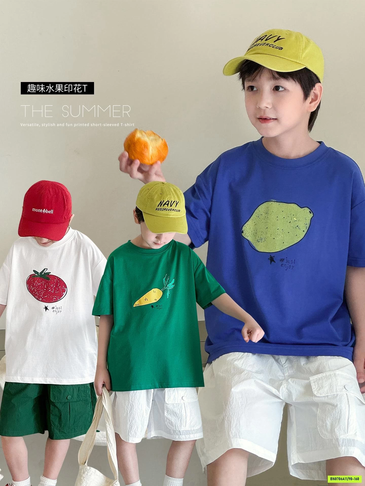 ÁO THUN HOA QUẢ AOAOKIDS