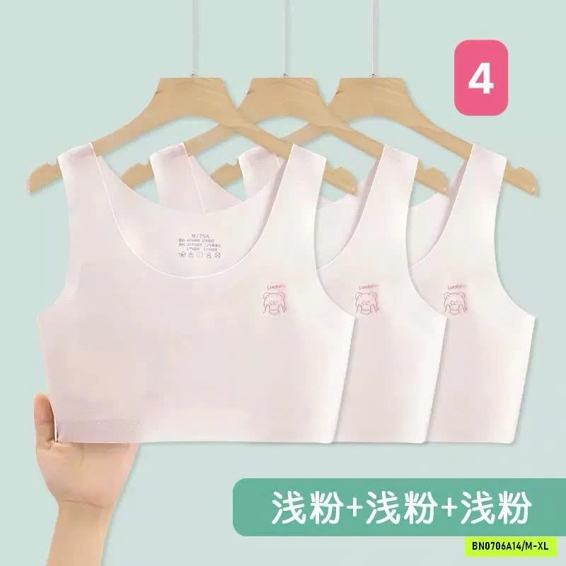 SET 3 ÁO LÓT TÀNG HÌNH CHO BÉ GÁI