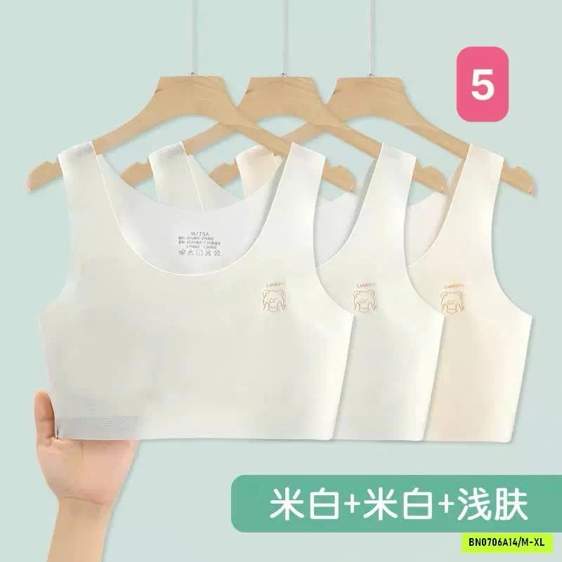 SET 3 ÁO LÓT TÀNG HÌNH CHO BÉ GÁI