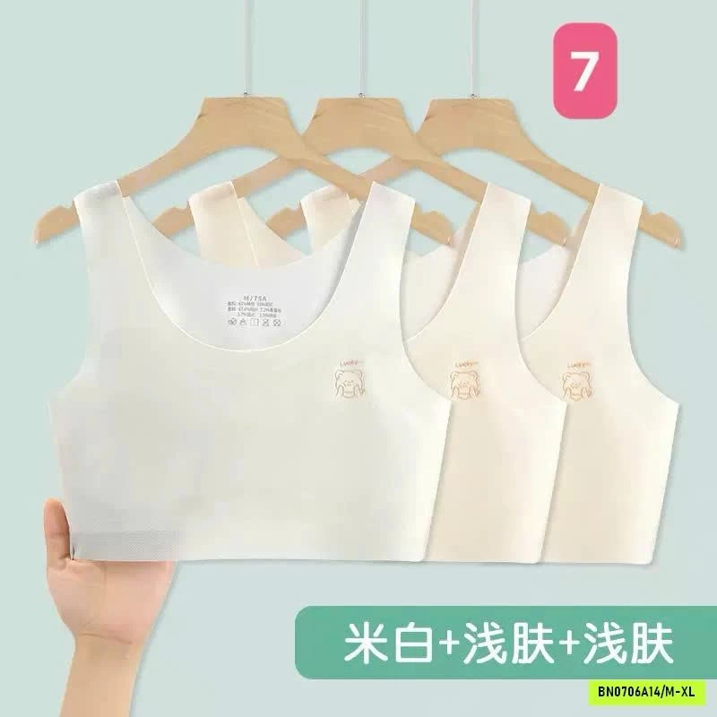 SET 3 ÁO LÓT TÀNG HÌNH CHO BÉ GÁI