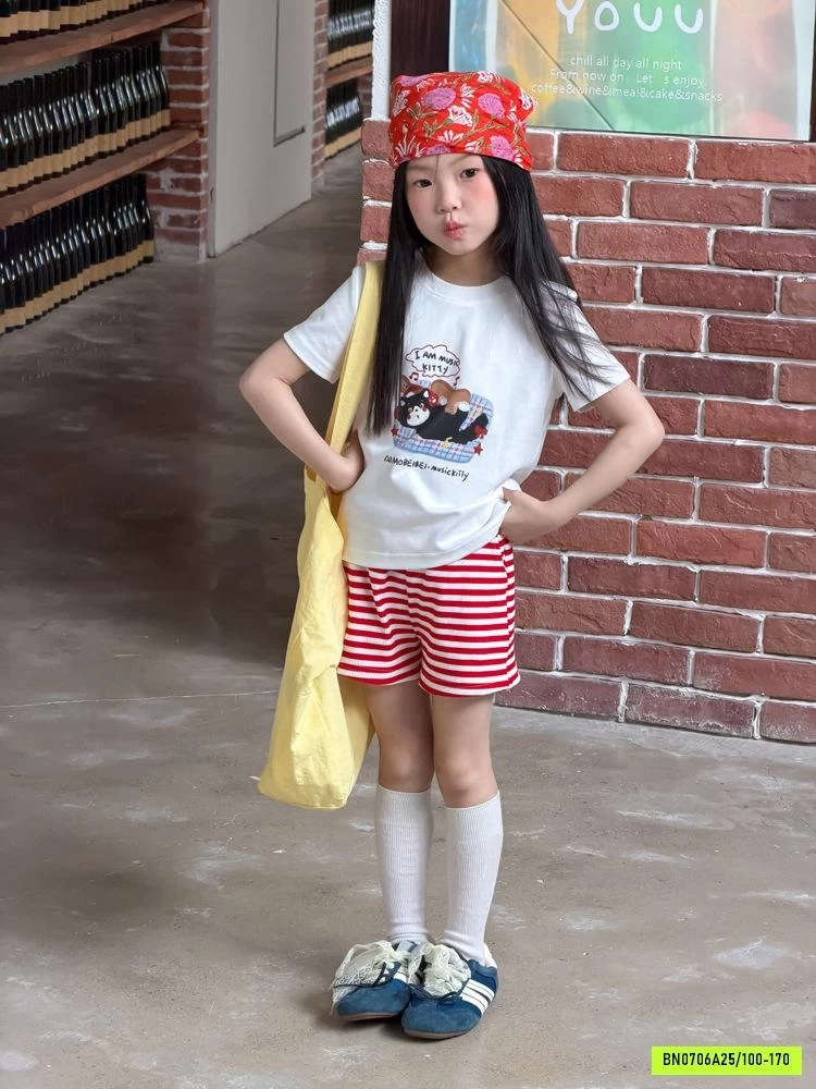 ÁO CÚN MIX SHORT KẺ ĐỎ AMBB