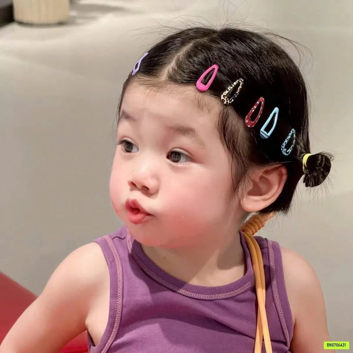 SET 100 CHIẾC KẸP TÓC SẮC MÀU