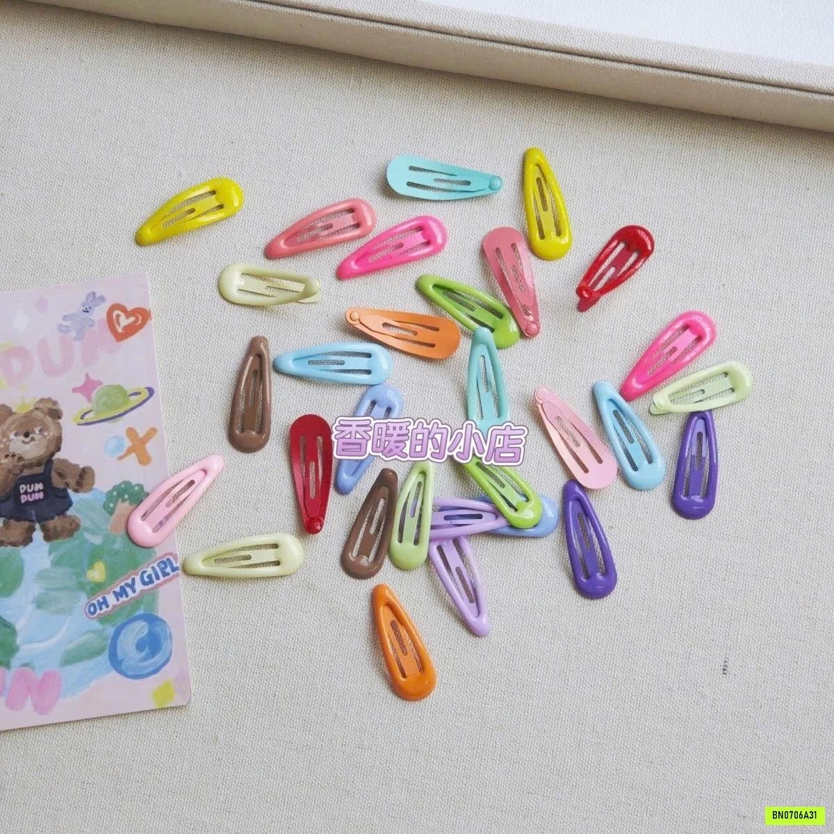 SET 100 CHIẾC KẸP TÓC SẮC MÀU