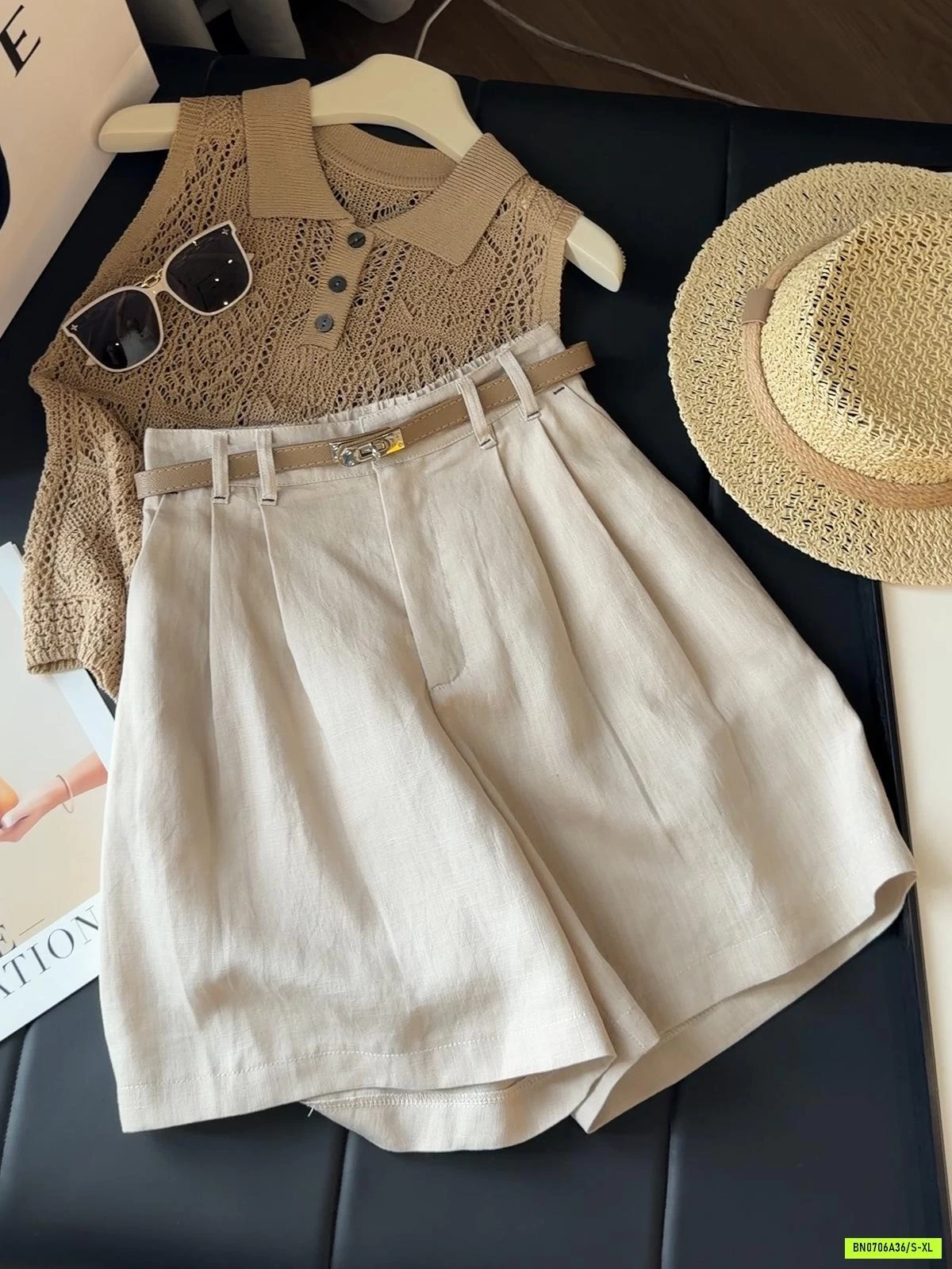 SHORT ĐŨI KÈM BELT ANNA