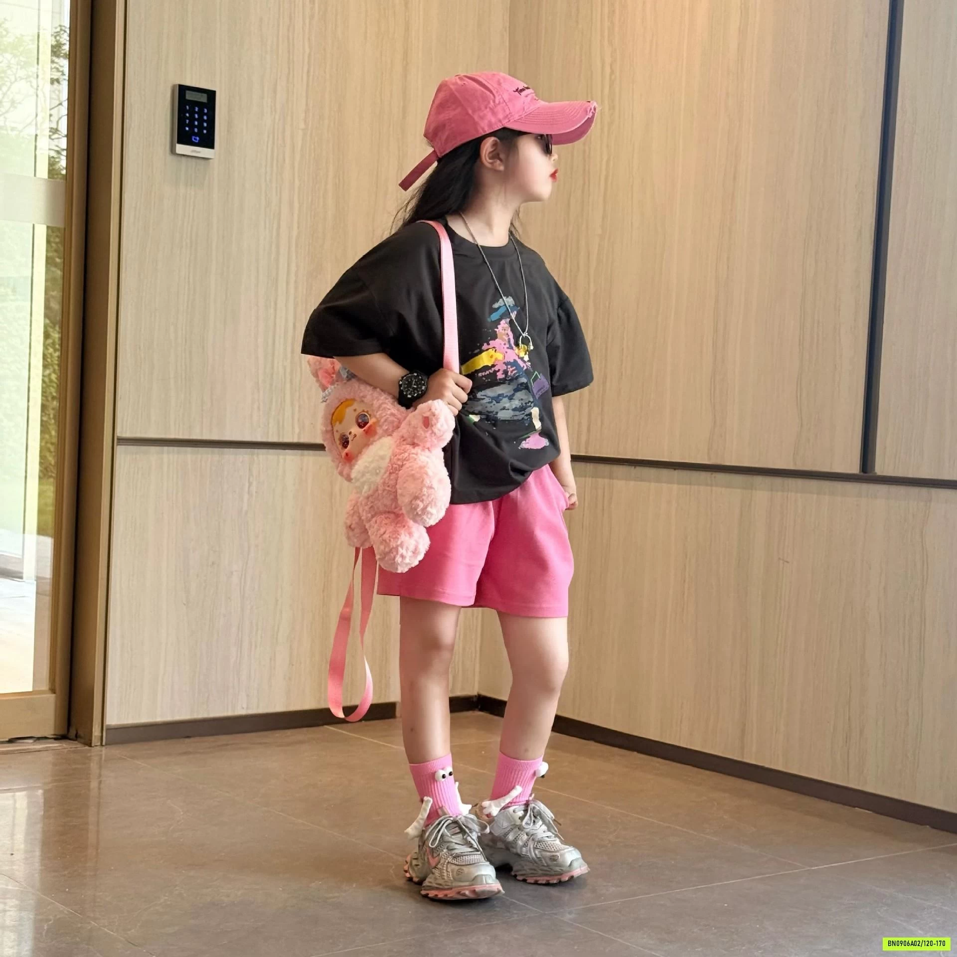 ÁO HÌNH VẼ MIX SHORT TRƠN MÀU