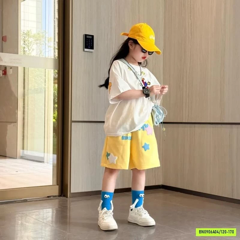 SÉT ÁO THUN MIX SHORT NGÔI SAO SZ ĐẠI