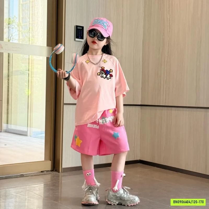 SÉT ÁO THUN MIX SHORT NGÔI SAO SZ ĐẠI