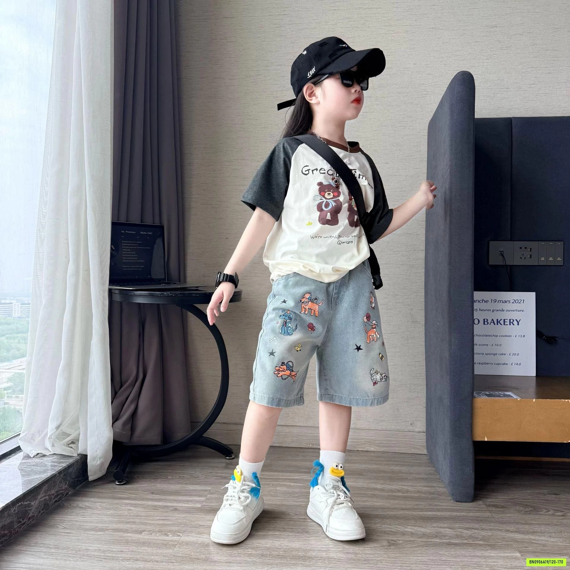 ÁO GẤU MIX SHORT CÚN