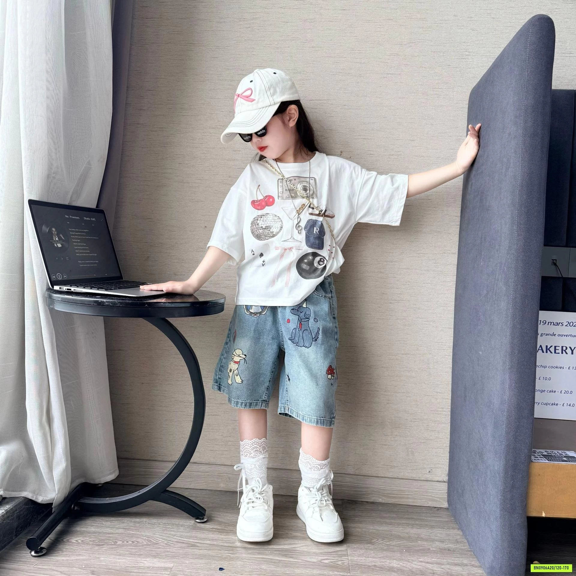 ÁO THUN MIX SHORT CÚN