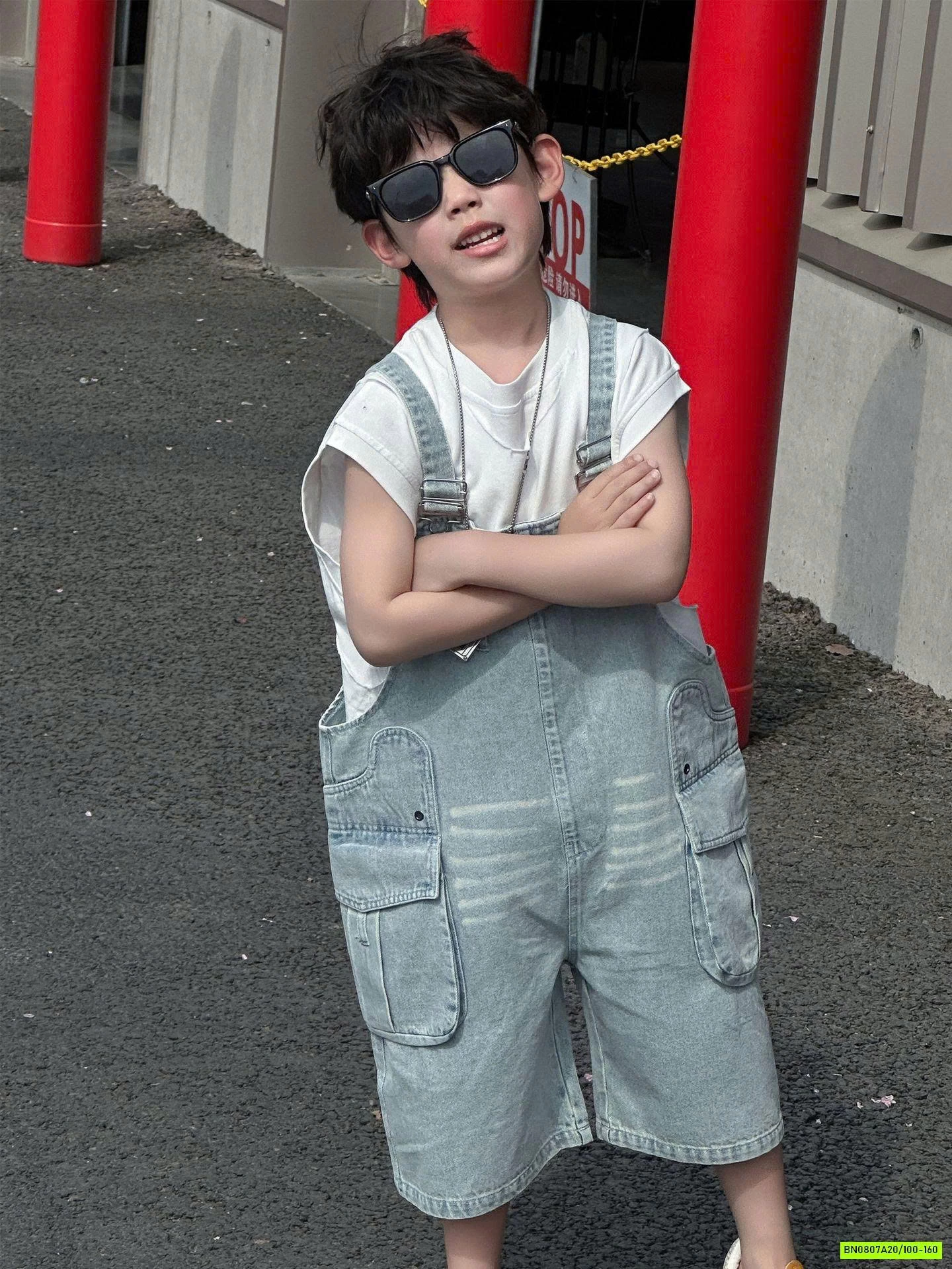 YẾM JEANS QUAI MẢNH BT