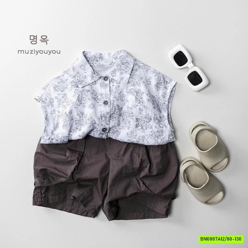 TANKTOP SƠ MI HOA KOREA