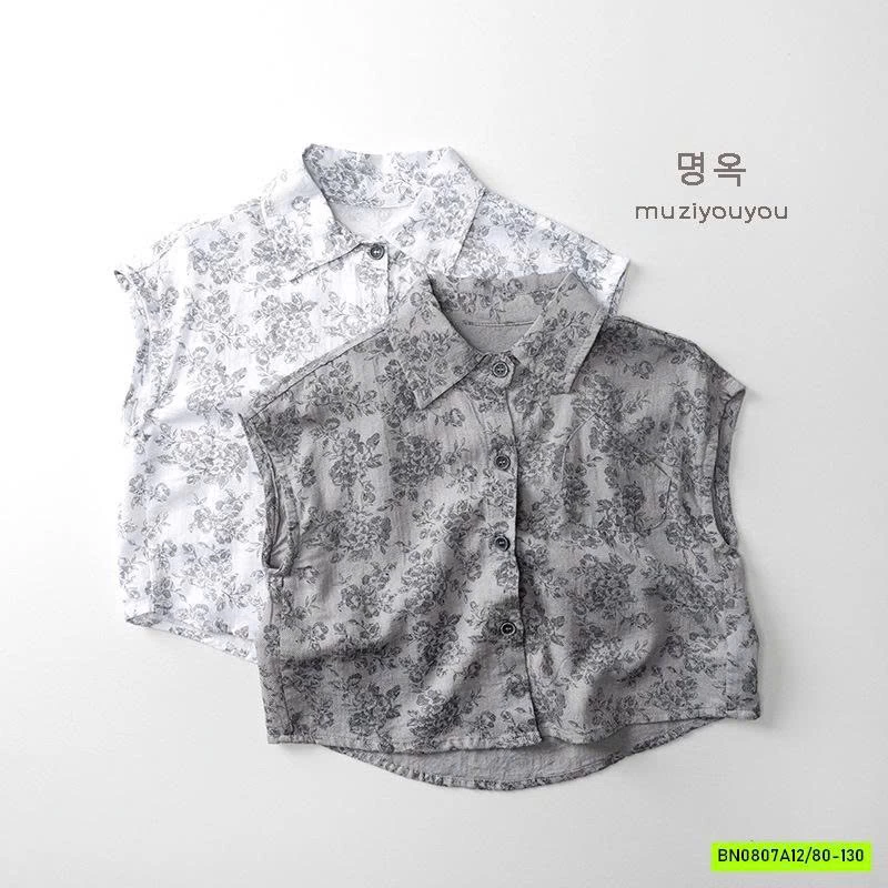 TANKTOP SƠ MI HOA KOREA