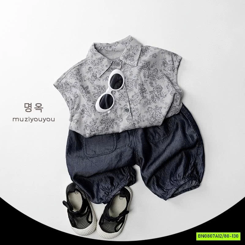 TANKTOP SƠ MI HOA KOREA