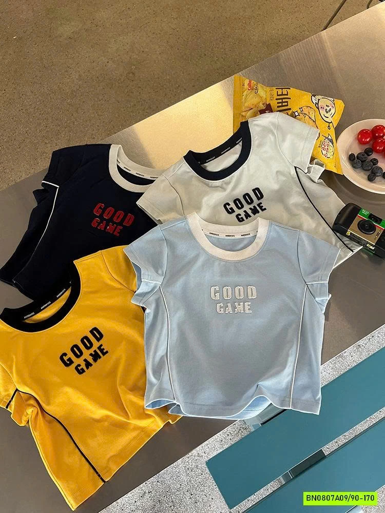 ÁO CROPTOP GOOD VIỀN CỔ