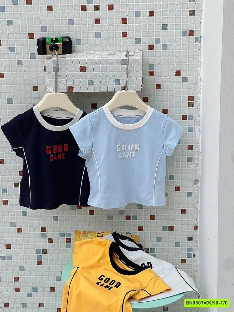 ÁO CROPTOP GOOD VIỀN CỔ