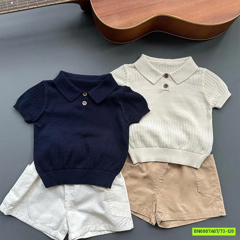 POLO MONTOGHI MIX SHORT THÔ