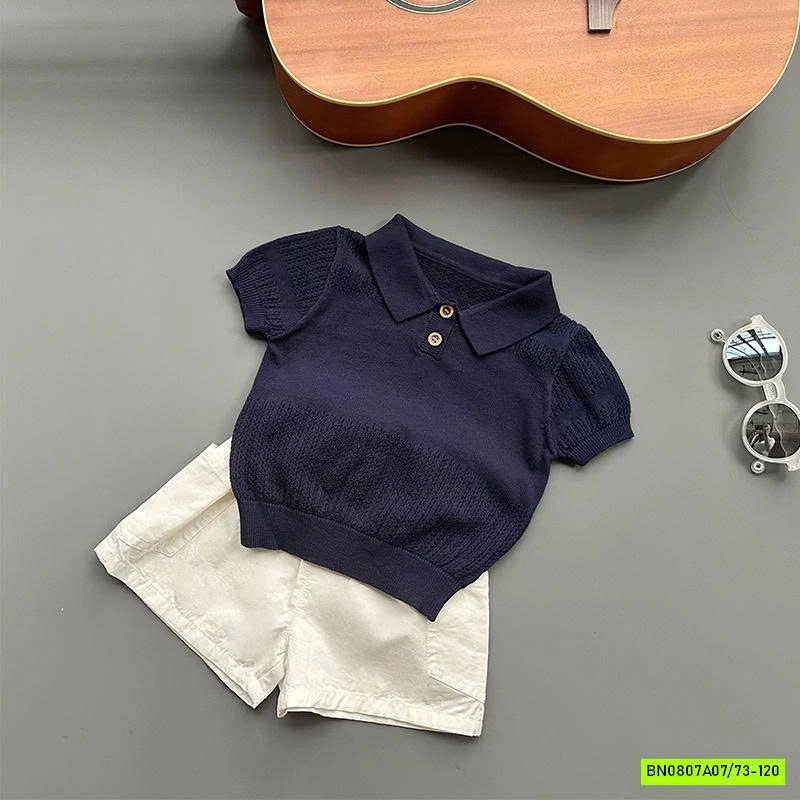 POLO MONTOGHI MIX SHORT THÔ