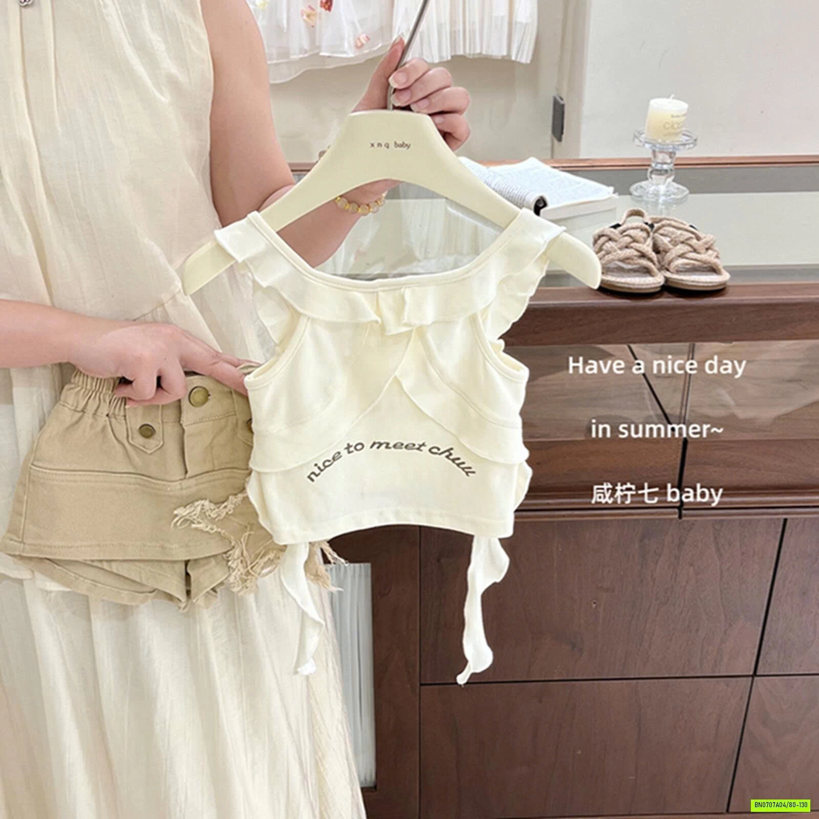 SÉT ÁO BÈO MIX SHORT QUẦN VÁY TBABY