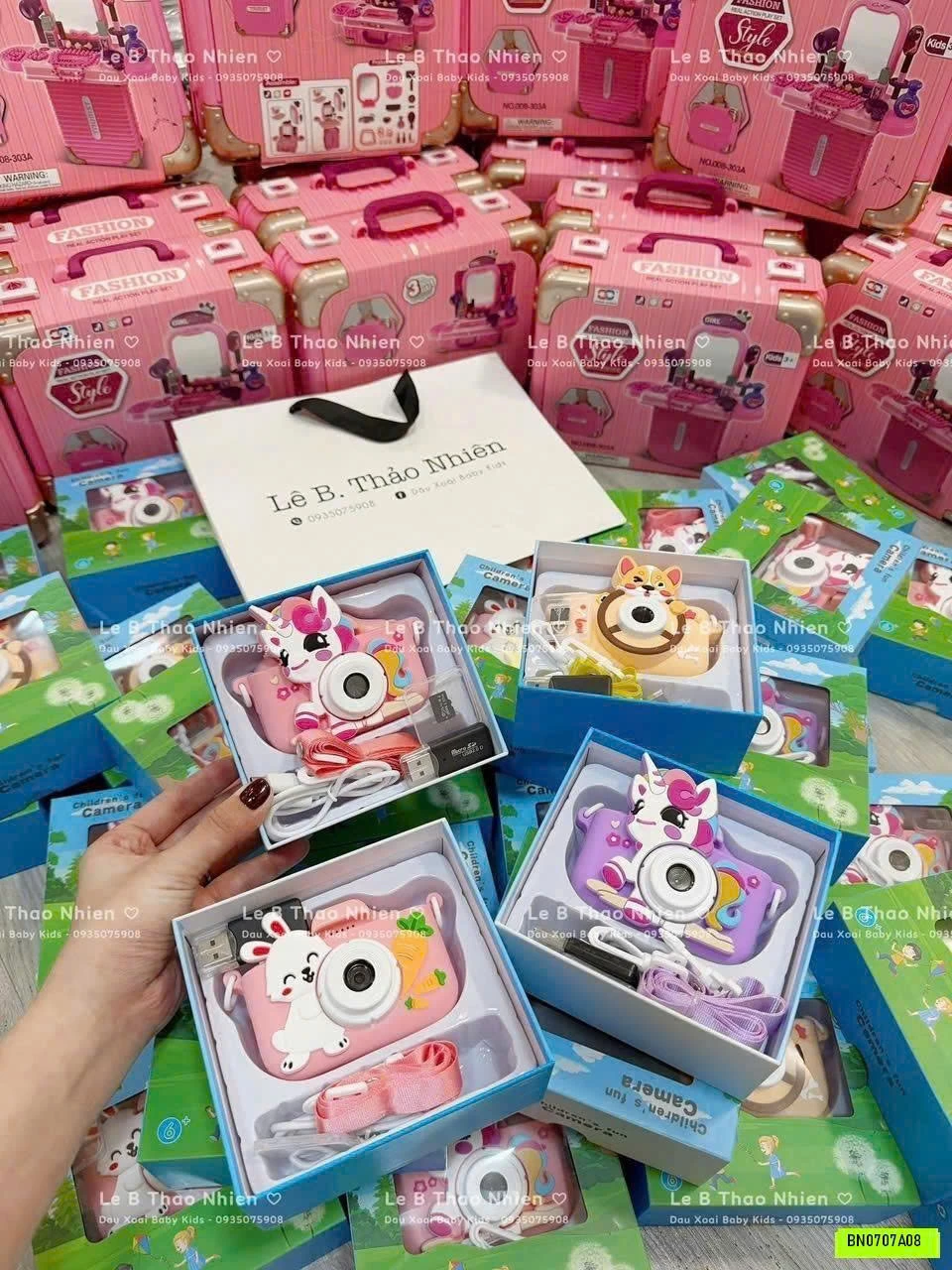 MÁY ẢNH MINI KÈM THẺ NHỚ