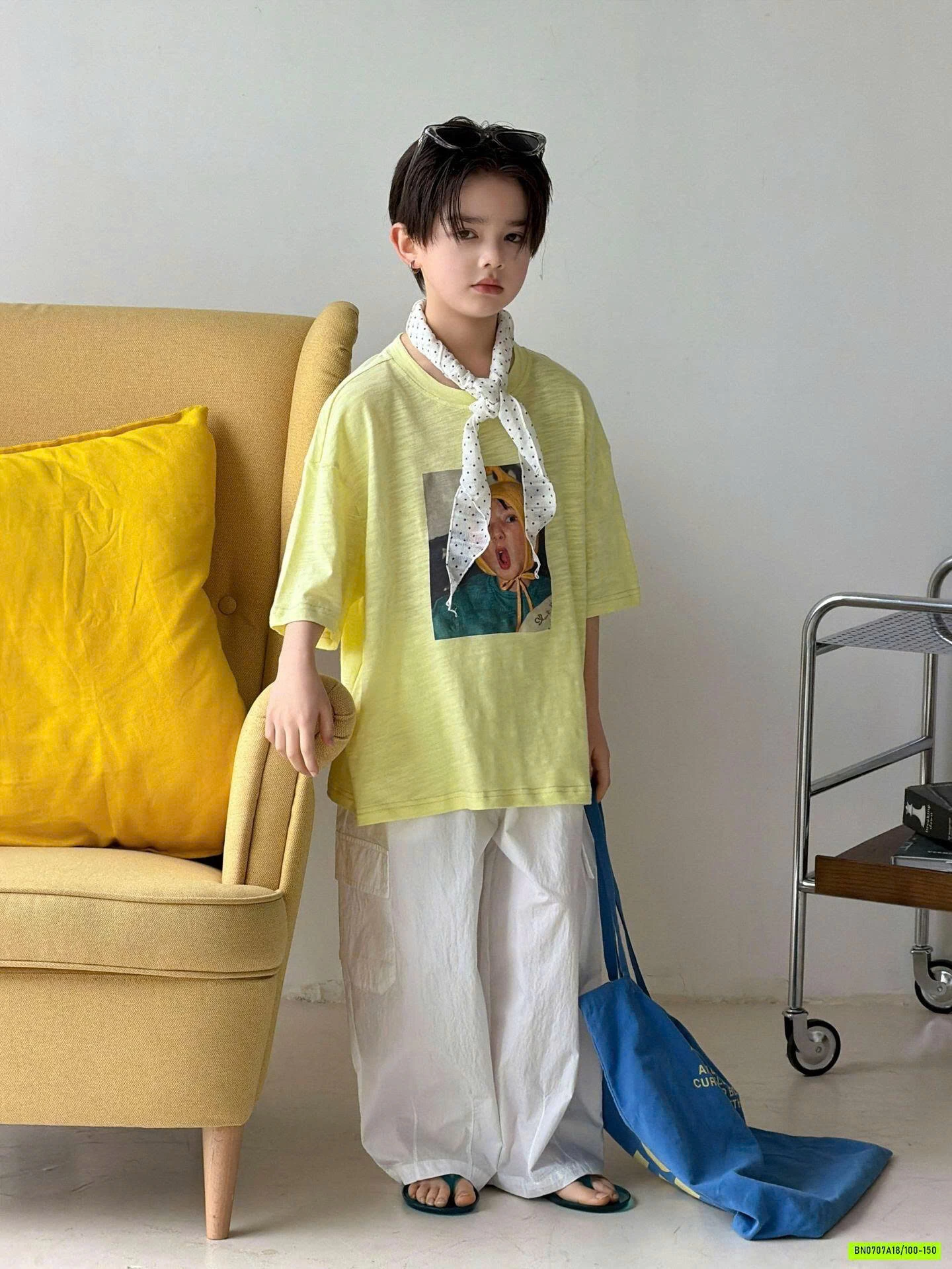 ÁO THUN VÀNG MẶT NGƯỜI HANYA