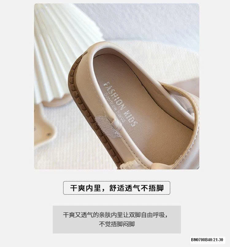 GIÀY BÚP BÊ REN NƠ BG