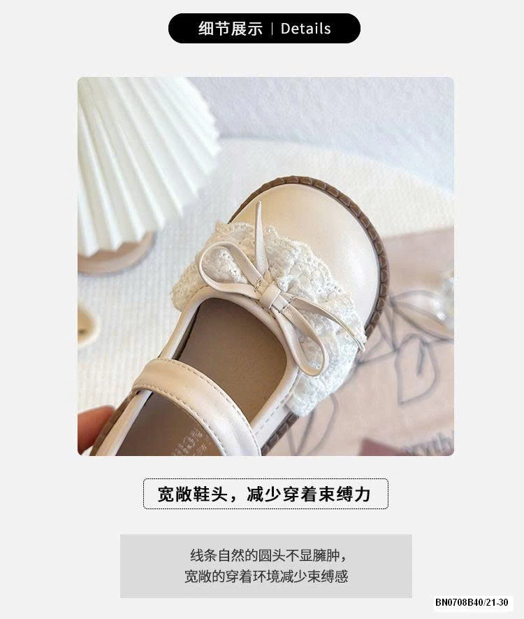 GIÀY BÚP BÊ REN NƠ BG