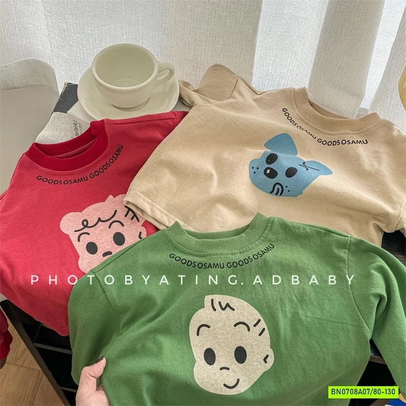 ÁO THUN IN HÌNH CÚN ADBABY