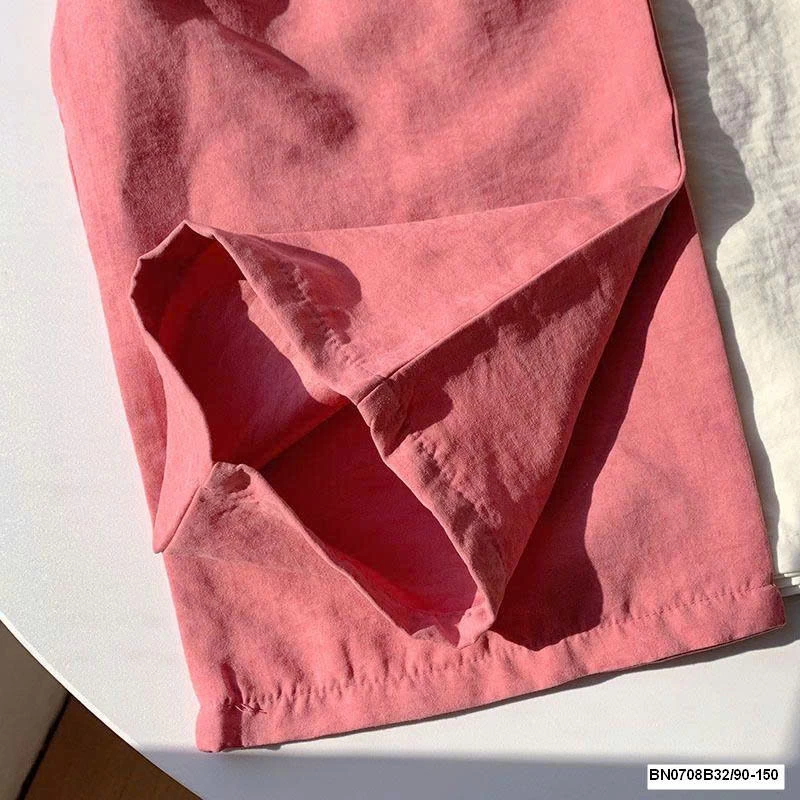 QUẦN SUÔNG TRƠN MÀU VẢI THÔ