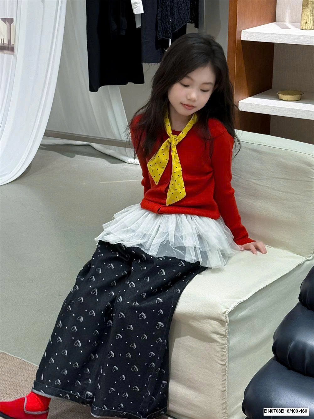 QUẦN SUÔNG TIM CHO BÉ GÁI