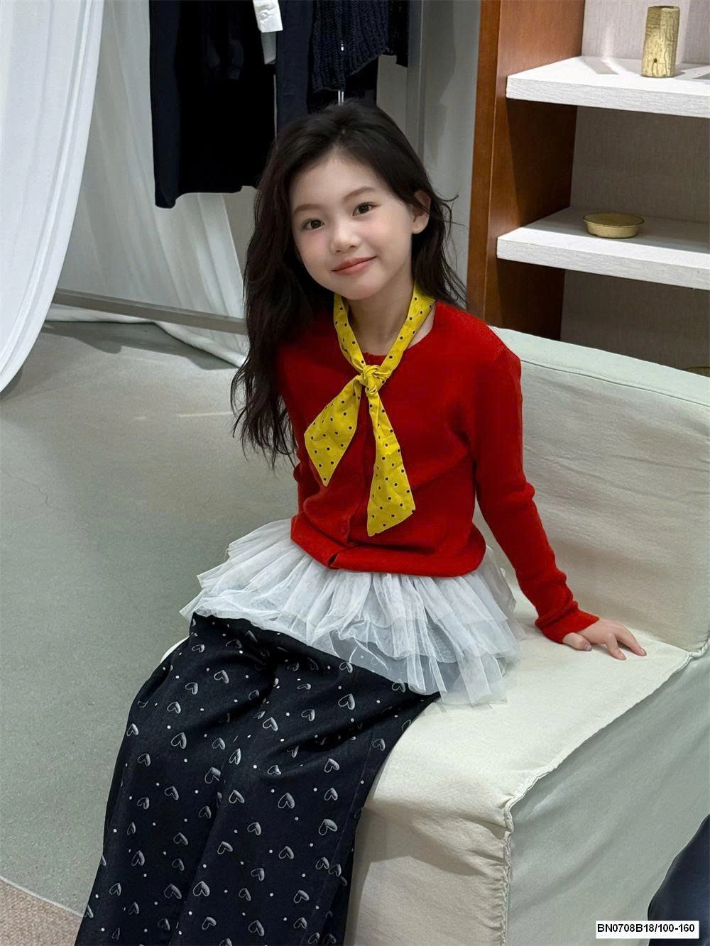 QUẦN SUÔNG TIM CHO BÉ GÁI